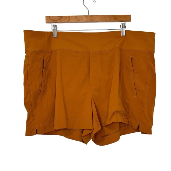 Athleta Pants - Athleta Womens Trekkie North Shorts Plus Size 22 Orange Hiking Outdoor Athletic